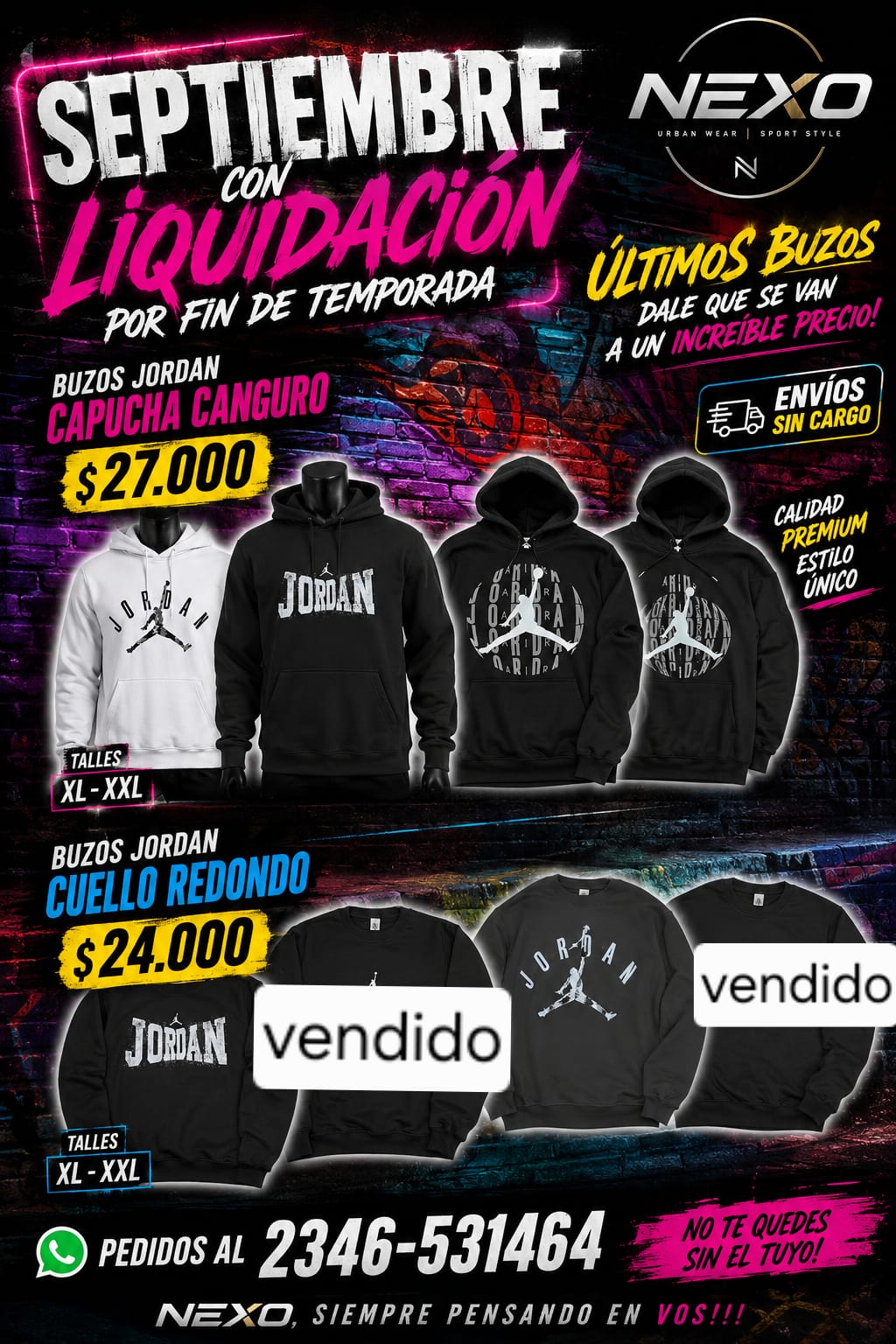 Buzos liquidación